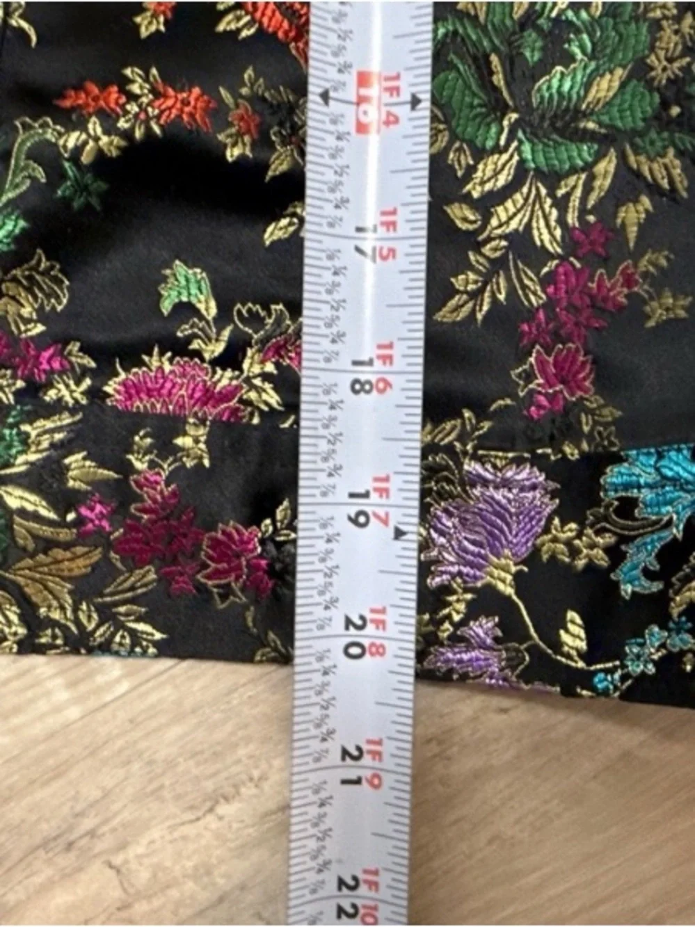 Vintage Spencer Jeremy Y2K Floral Blazer Jacket Asian Brocade Embroidery Smal